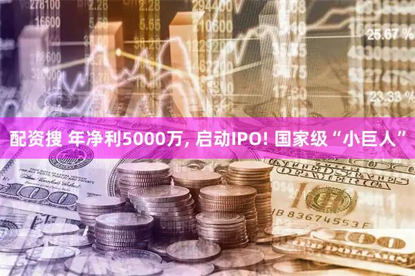 配资搜 年净利5000万, 启动IPO! 国家级“小巨人”
